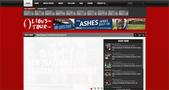 Desktop Screenshot of lions-tour.com