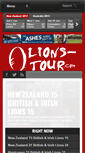 Mobile Screenshot of lions-tour.com